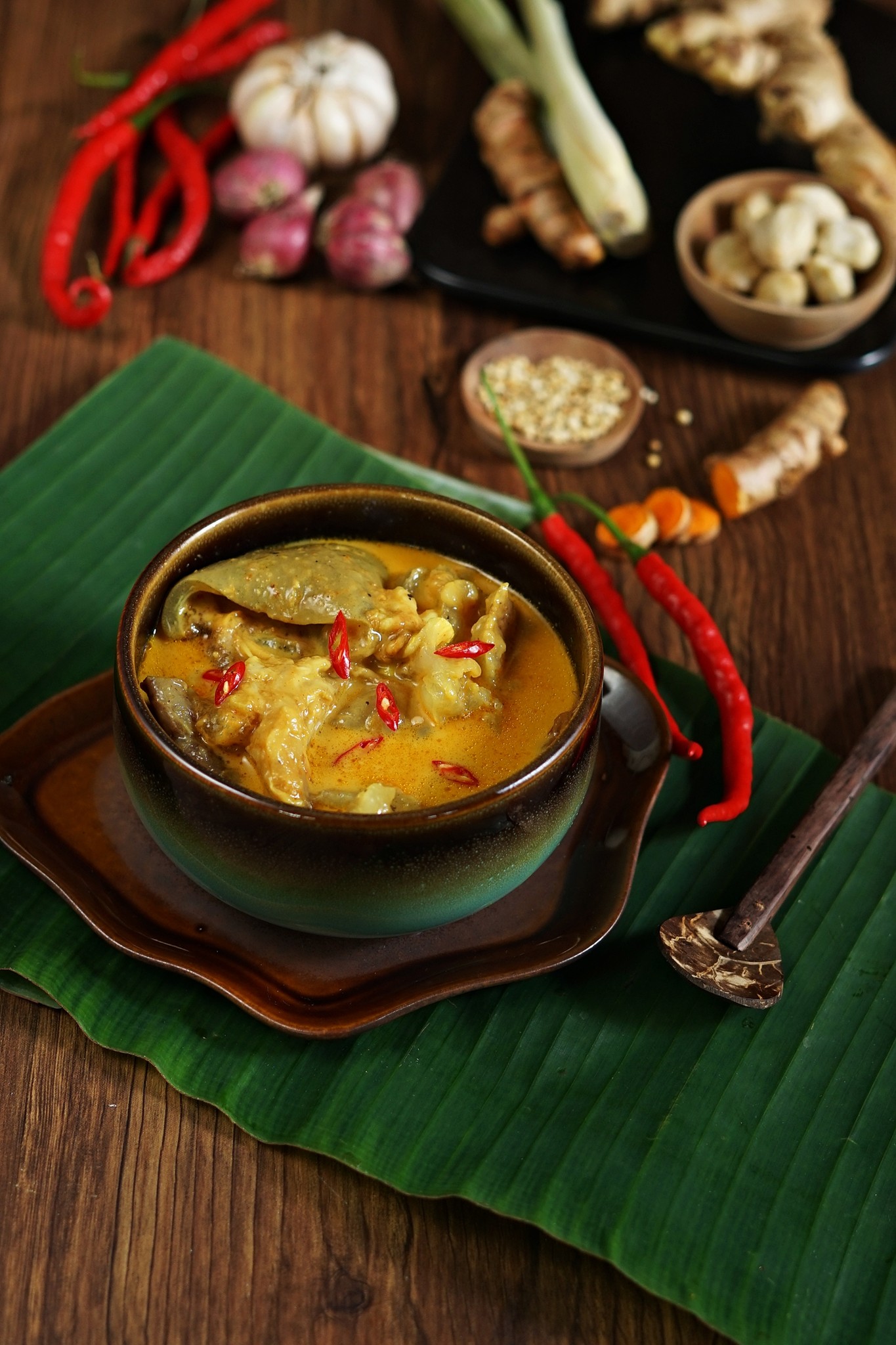 Gulai ayam nasi Padang
